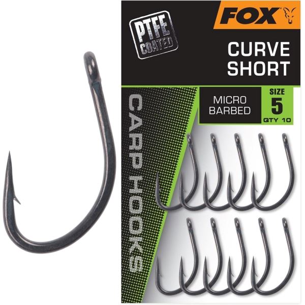 Fox Háčky Curve Shank Short 10 ks
