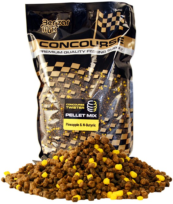 Levně Benzar mix mikro pelety concourse twister pellet mix 2 a 4 mm 800 g - ananas s kyselinou máslovou