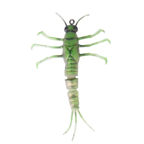 Savage Gear Gumová nástraha 3D TPE Mayfly Nymph Green - 5 cm 2,5 g