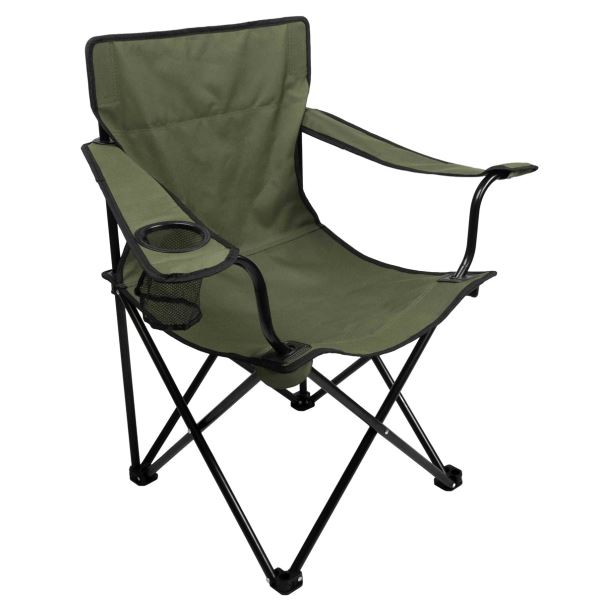 Mikado Křeslo Skládací S Područkami Zelené