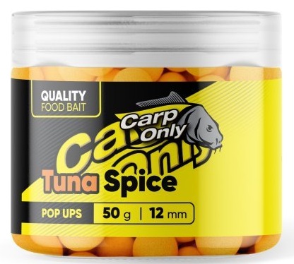 Levně Carp only plovoucí boilies hi-visual pop up tuna spice 50 g - 12 mm
