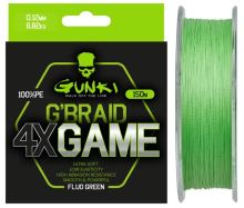 Gunki Pletená Šňůra G Braid 4X Game 150 m - 0,16 mm 9,09 kg