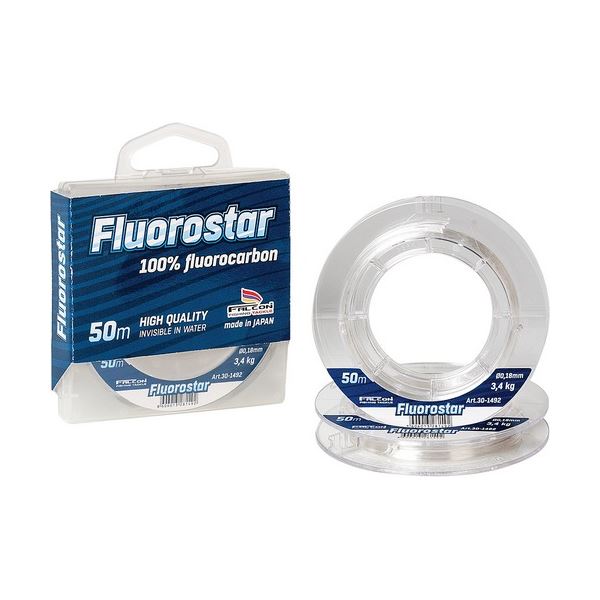 Falcon Fluorostar Fluorocarbon 50m Průhledný