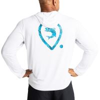 Adventer & Fishing Funkční Hoodie  UV Tričko White Bluefin (5)