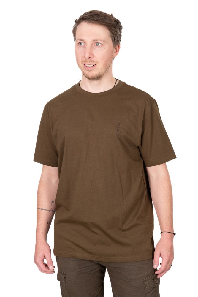Fox tričko khaki indicator t - xxxl