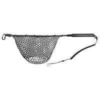 Fencl Muškařský Podběrák King XL Karbon Se Silikonovou Sítí Magnetický Držák a Pojistné Lanko Plovoucí 57x47 cm (6)