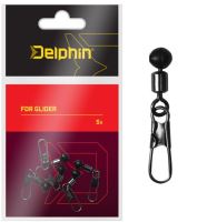 Delphin Obratlík Průjezdný S Karabinkou FDR Glider 5 ks