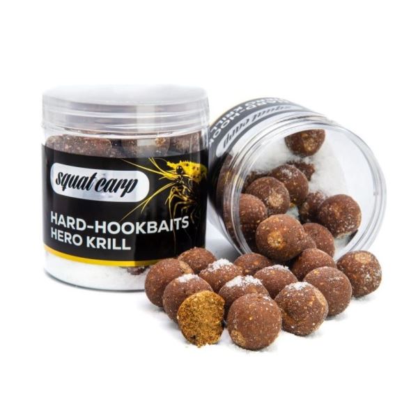 Squat Carp Tvrzené Boilies Hard Hookbaits Hero Krill 170 g