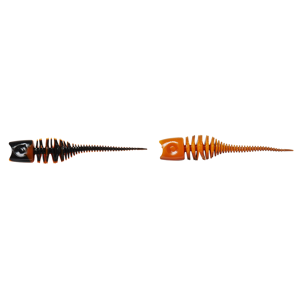 Levně Dam gumová nástraha effzett garlic trout lure uv orange/black 6 cm 10 ks
