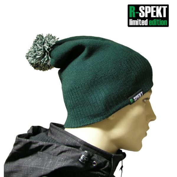 R-SPEKT Kulich pompom DUO beanie style zelený