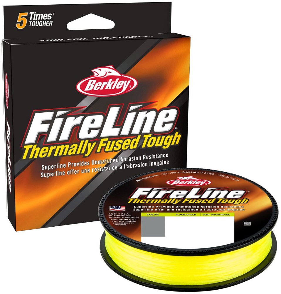 Levně Berkley splétaná šňůra fireline fused original 150 m flame green - 0,17 mm 10,7 kg
