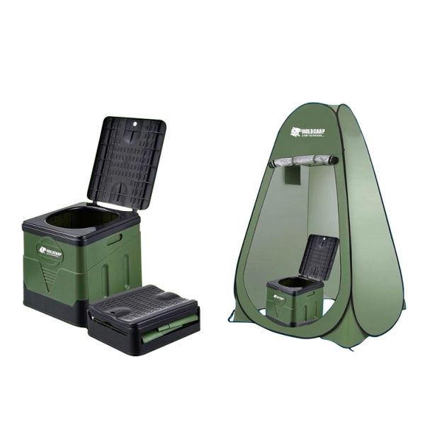 Holdcarp Set Přenosná Toaleta Portable Toi + Stan