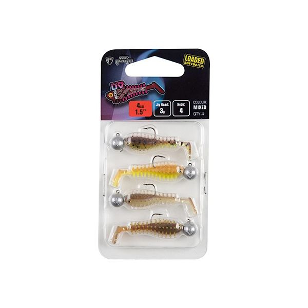 Fox Rage Gumová Nástraha Ultra UV Micro Spikey Loaded Lure Pack 4 cm