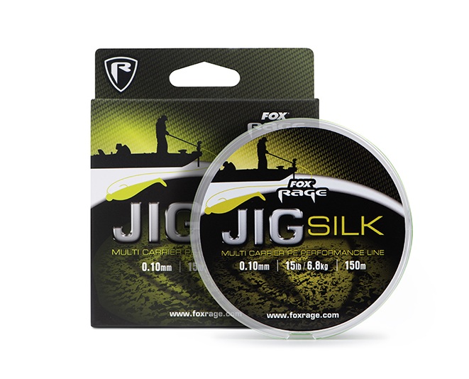 Fox rage splétaná šňůra jig silk 150 m - 0,08 mm 12 lb