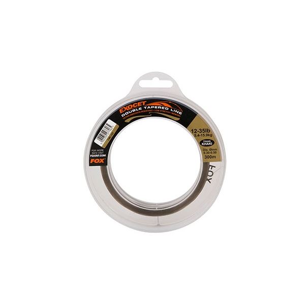 Fox Vlasec Exocet Double Tapered Line Trans Khaki 300 m