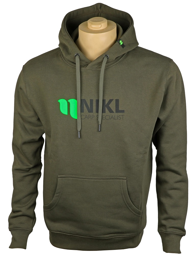 Nikl mikina zelená new logo-velikost l