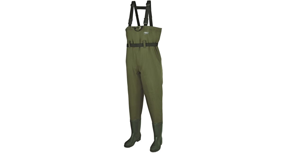 Waders D.A.M. Hydroforce Nylon Taslan - Bootfoot - Vert - Neuf Avec Étiquettes