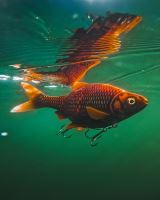 Savage Gear Gumová Nástraha 3D Line Thru Roach Sinking Glitter Bream (5)