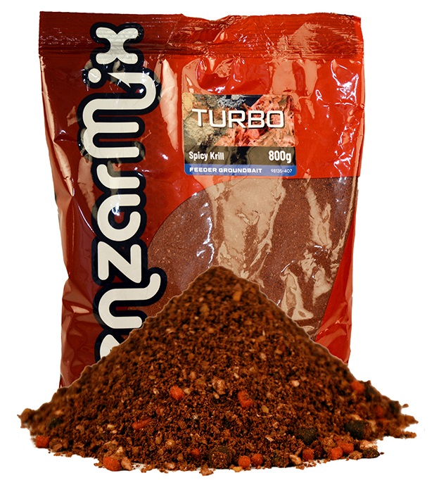 Levně Benzar mix krmítková směs turbo feeder 800 g - spicy krill