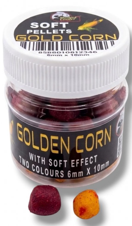Method feeder fans pelety soft fluo 6-10 mm 50 ml - golden corn