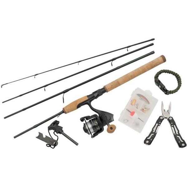 Abu Garcia Prut Set Diplomat Wilderness 664 L Survival Combo 1,98 m 3-12 g 4 Díly