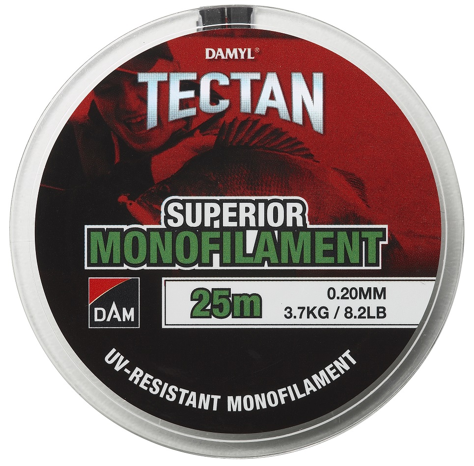 Dam vlasec damyl tectan superior monofilament 25 m - 0,14 mm 2 kg