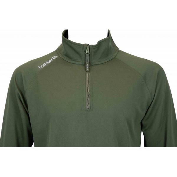 Trakker Triko S Dlouhým Rukávem Half Zip Top With UV Sun Protection