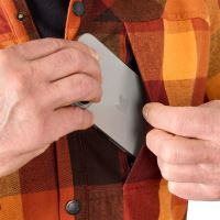 Grundéns Košile Bankside Lined Shacket Anchor Plaid (3)