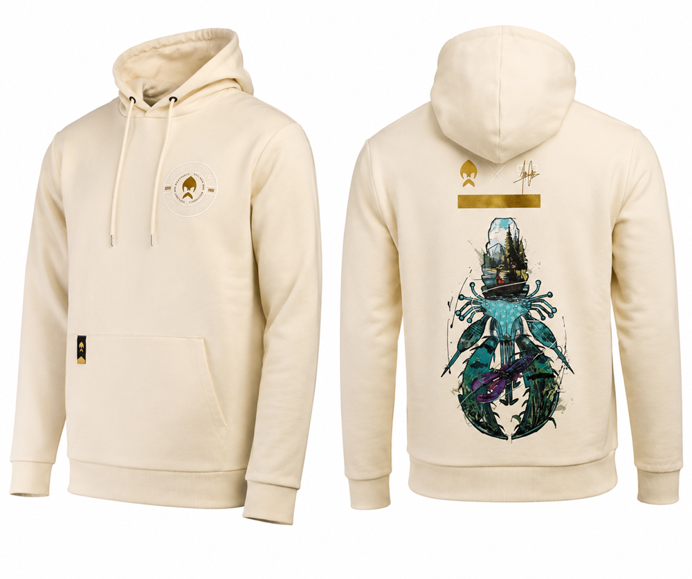 Westin mikina crecraw hoodie beige - m