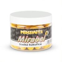 Mikbaits Mirabel Fluo boilie 150 ml 12 mm - Sladká Kukuřice
