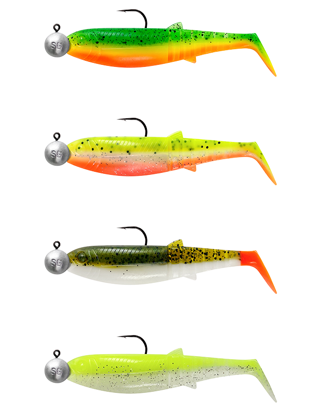 Savage gear gumová nástraha cannibal shad darkwater mix 4+4 - 8 cm 5 g 7,5 g #2/0