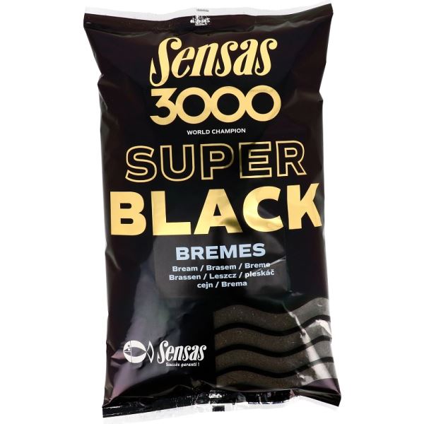 Sensas krmení  3000 SUPER BLACK 1kg