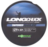 Korda Vlasec LongChuck Tapered Mainline Clear 300 m - 0,30-0,47 mm 12-30 lb