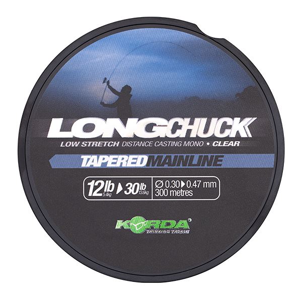 Korda Vlasec LongChuck Tapered Mainline Clear 300 m