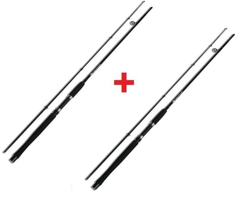 Ngt prut carp stalker rod black 2,4 m  2 lb + druhý zdarma