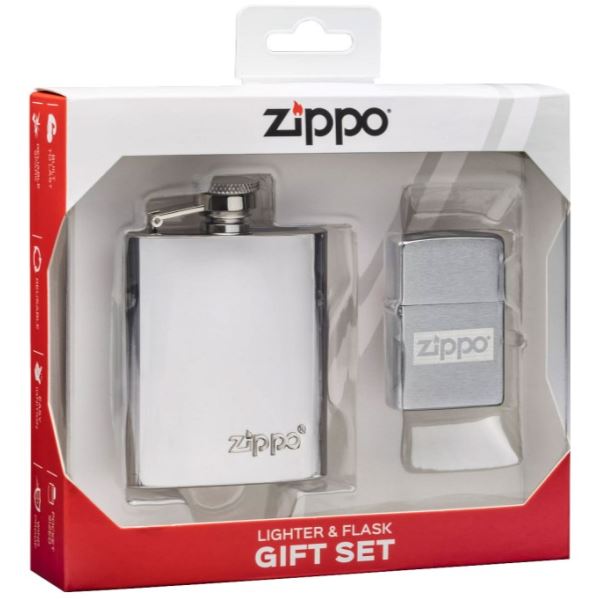 Zippo Sada - Placatka a Zippo Benzínový Zapalovač