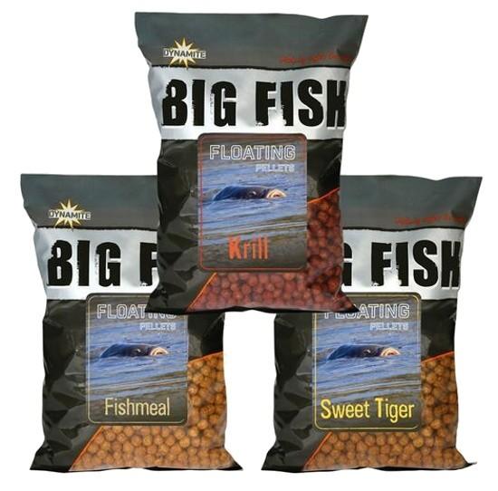 Dynamite baits pellets floating big fish 1,1 kg 11 mm - natural fishmeal