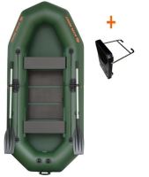 Kolibri Člun K-270 T Profi Zelený Lamelová Podlaha + Držák Motoru