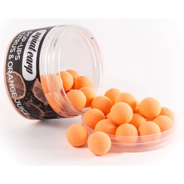 Squat Carp Plovoucí Boilies Pop-Up Citrus & Orange Juice 60 g