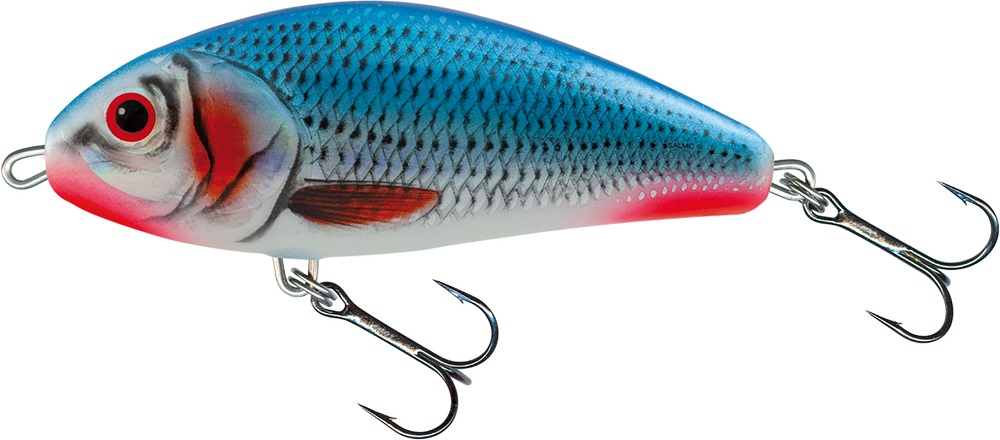 Levně Salmo wobler fatso sinking bleeding blue shad 10 cm