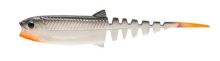 Savage Gear Gumová Nástraha Cannibal Minnow V-Tail White Black - 12,5 cm 12,8 g