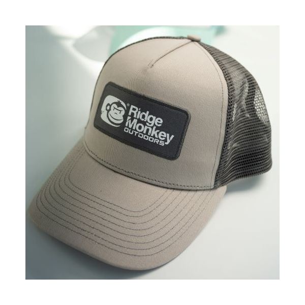 RidgeMonkey Outdoors Kšiltovka Stack Logo Badge Trucker Cap JET