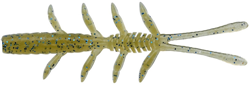 Illex gumová nástraha nymfa scissor comb melon blue clear pearl - 7,6 cm 8 ks