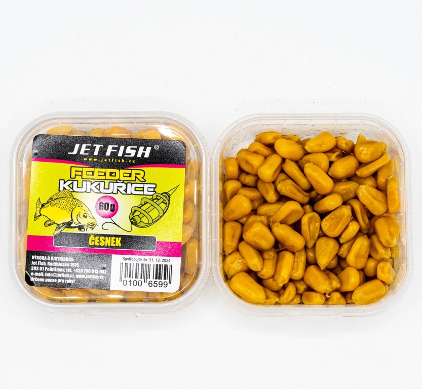 Levně Jet fish kukuřice feeder 60 g - česnek