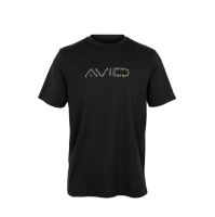 Avid Carp Tričko Compound T-Shirt Black (1)