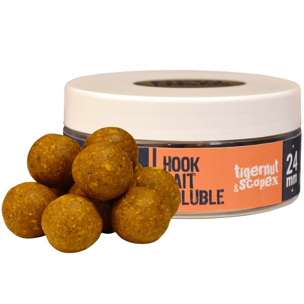 The One Rozpustné Boilies Hook Bait Soluble Gold Tigernut s Scopex 150 g