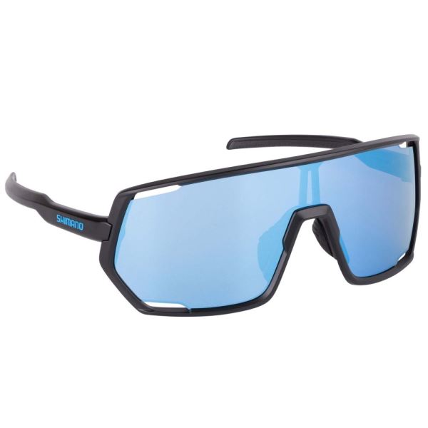 Shimano Sluneční Brýle Lesath SM Matte Black & Blue Mirror