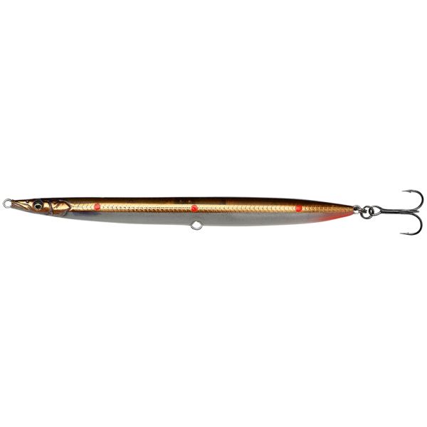 Savage Gear Sandeel Pencil Sinking Brown Copper Red Dots