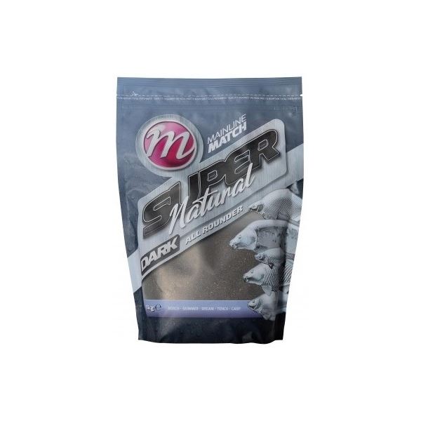 Mainline Krmítková Směs Super Natural Dark All Rounder Mix 1 kg