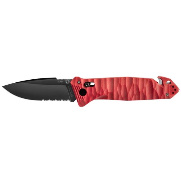 TB Outdoor Zavírací Nůž CAC S200 French Army G10 Kombinované Ostří Red